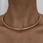 Özel Seri İnce Sarmal Tasarım Gold Kolye Bileklik Seti