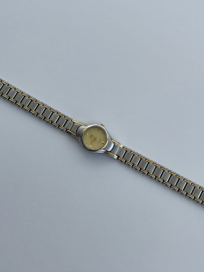 Çelik Vintage Gold & Gümüş Saat