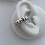 Özel Seri Bubble Gümüş Earcuff