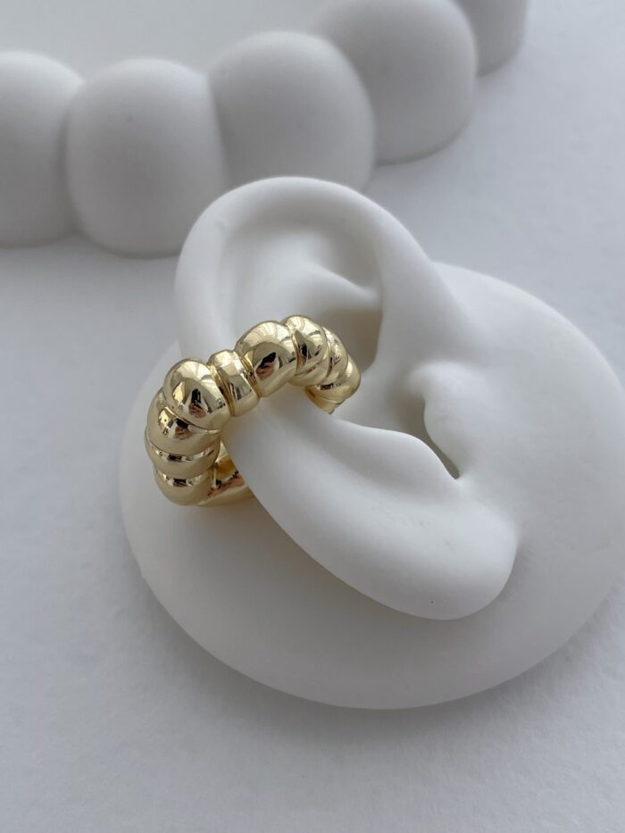 Özel Seri Bubble Gümüş Earcuff