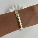 Özel Seri Geometrik Desen Gold Bileklik