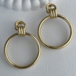 Özel Seri Büyük Gold Halka Küpe