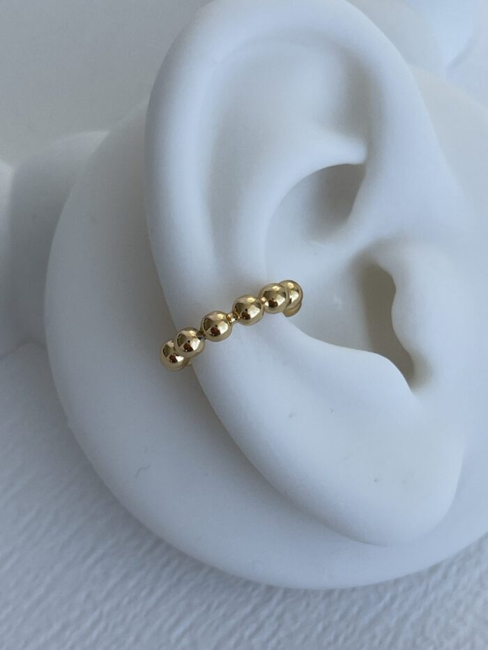 Özel Seri Gold Top Earcuff