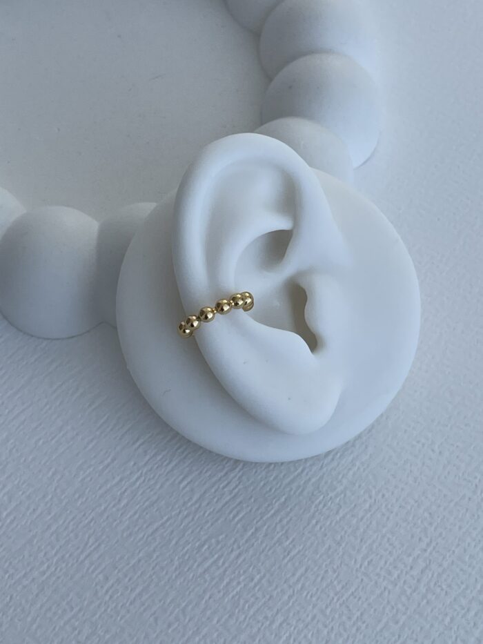 Özel Seri Gold Top Earcuff