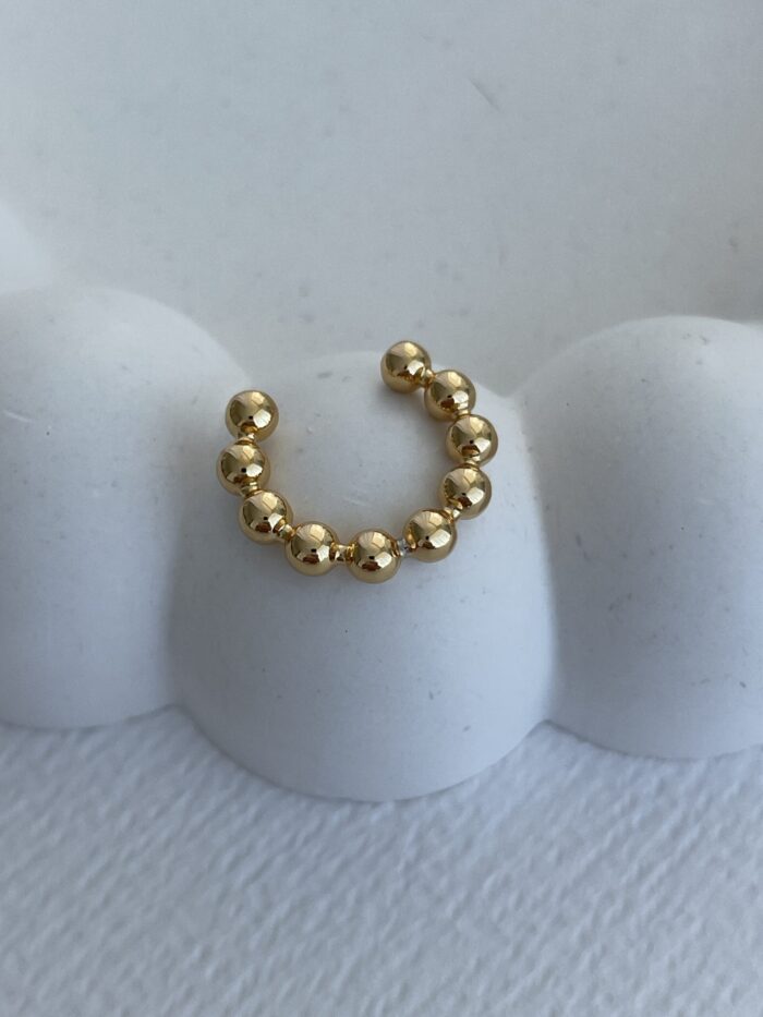 Özel Seri Gold Top Earcuff