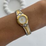 Çelik Vintage Gold & Gümüş Saat
