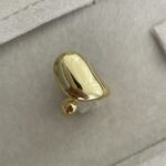 Özel Seri Geometrik Tasarım Ayarlanabilir Gold Yüzük