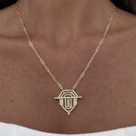 Özel Seri Zirkon Taşlı Gold Serenay Kolye