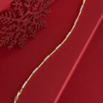 NS-Kemik Model Zirkon Taşlı Gold Bileklik