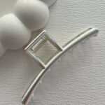 Premium Mat Metal Mandallı Gümüş Toka