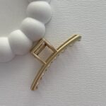 Premium Mat Metal Mandallı Gold Toka