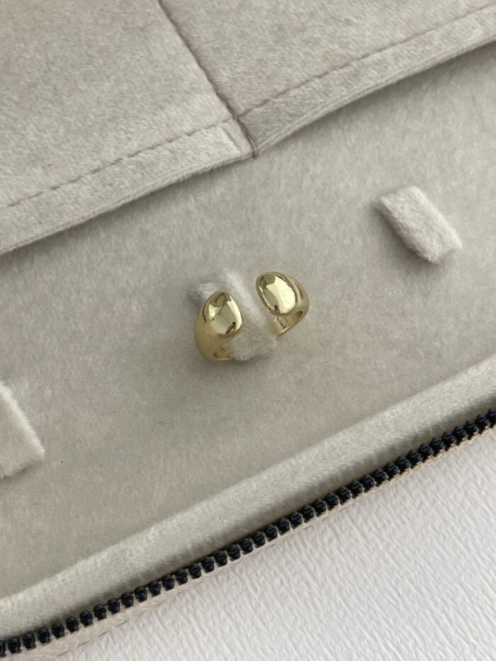 Özel Seri Pinterest Ayrık Damla Model Ayarlanabilir Gold Yüzük