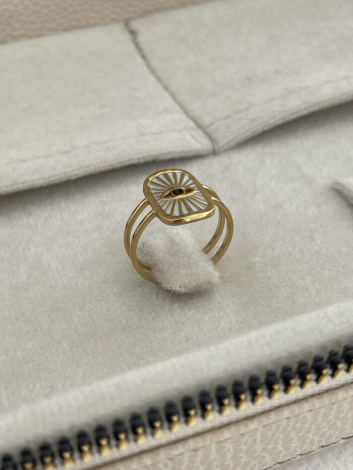 Özel Seri Pinterest Model Gold Ayarlanabilir Yüzük