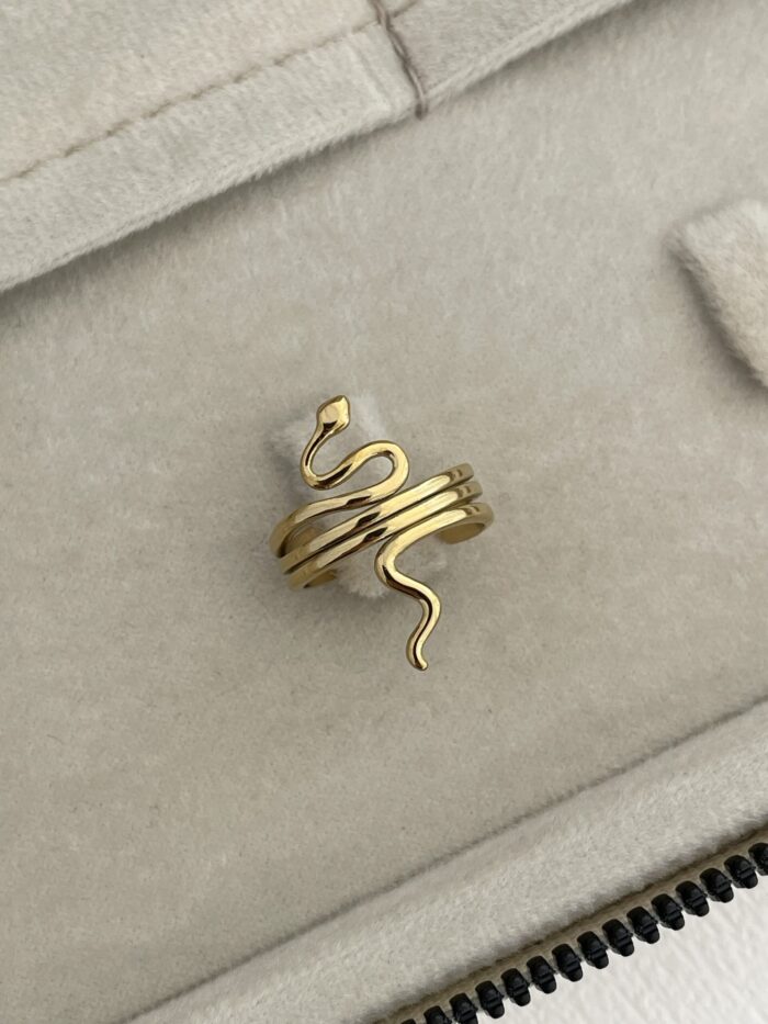 Özel Seri Pinterest Model Gold Ayarlanabilir Yüzük