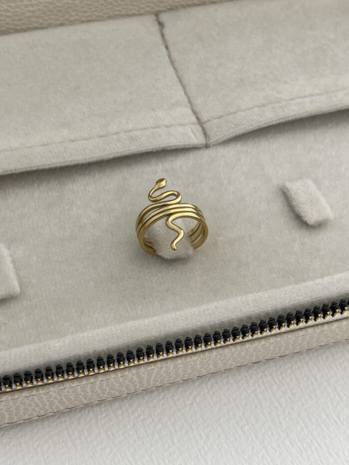 Özel Seri Pinterest Model Gold Ayarlanabilir Yüzük