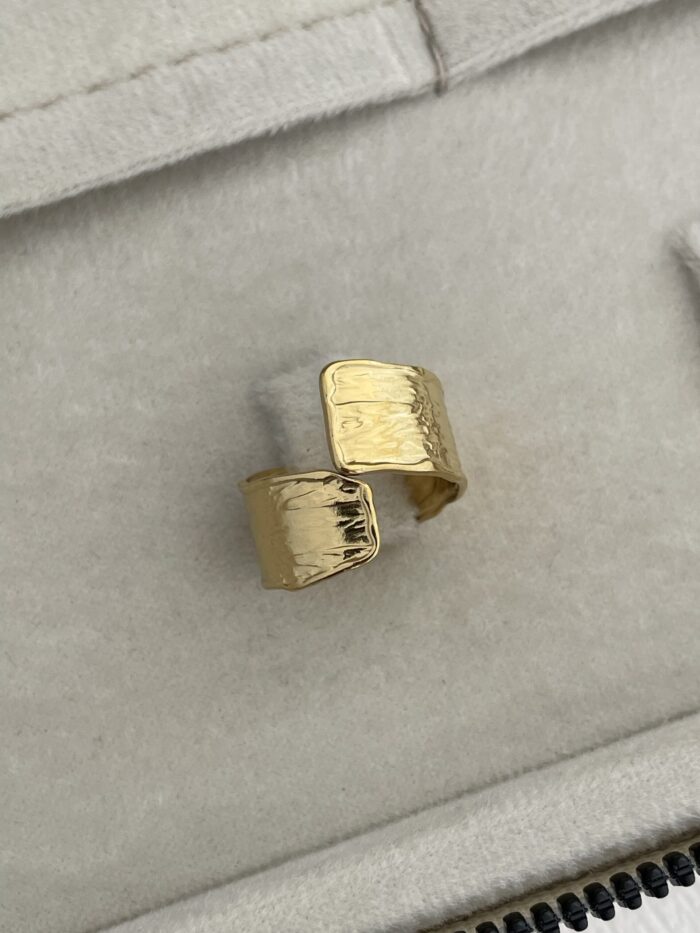 Özel Seri Pinterest Model Gold Ayarlanabilir Yüzük