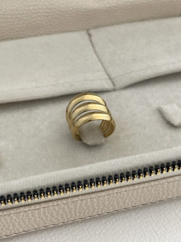 Özel Seri Pinterest Model Gold Ayarlanabilir Yüzük