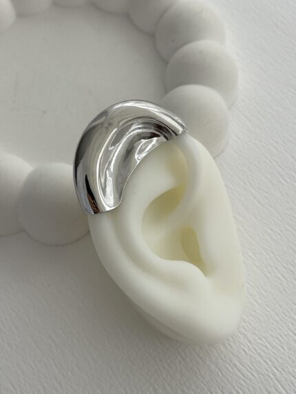 Özel Seri Kulak Üstü Kaplama Gümüş Earcuff Küpe