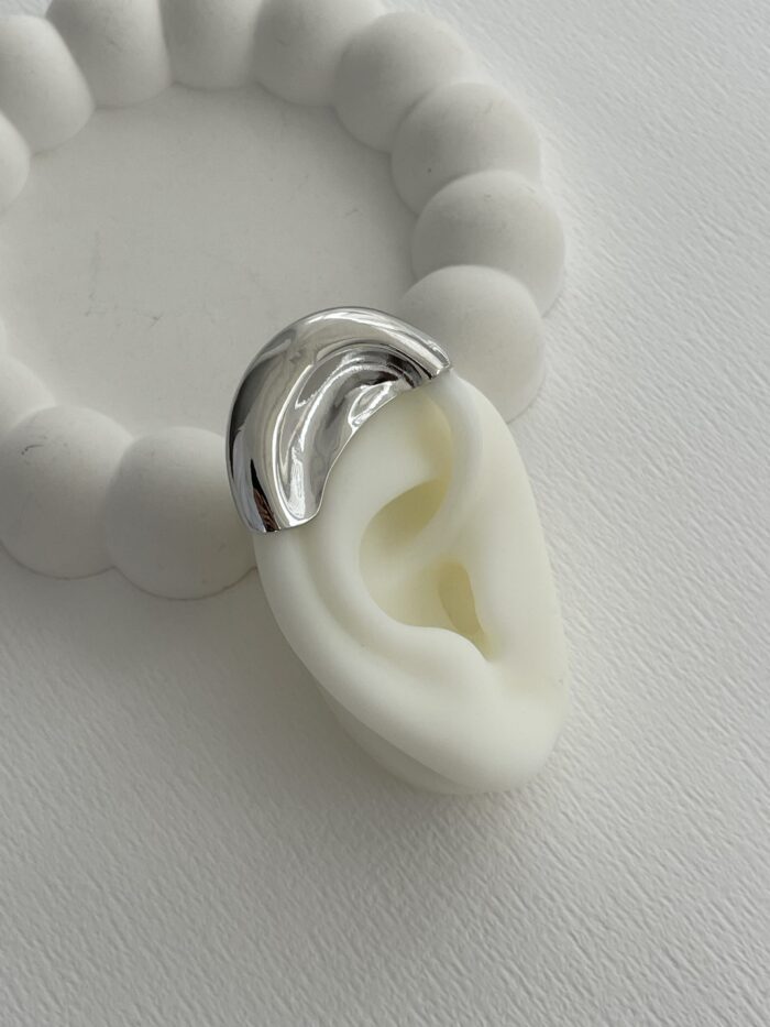 Özel Seri Kulak Üstü Kaplama Gümüş Earcuff Küpe