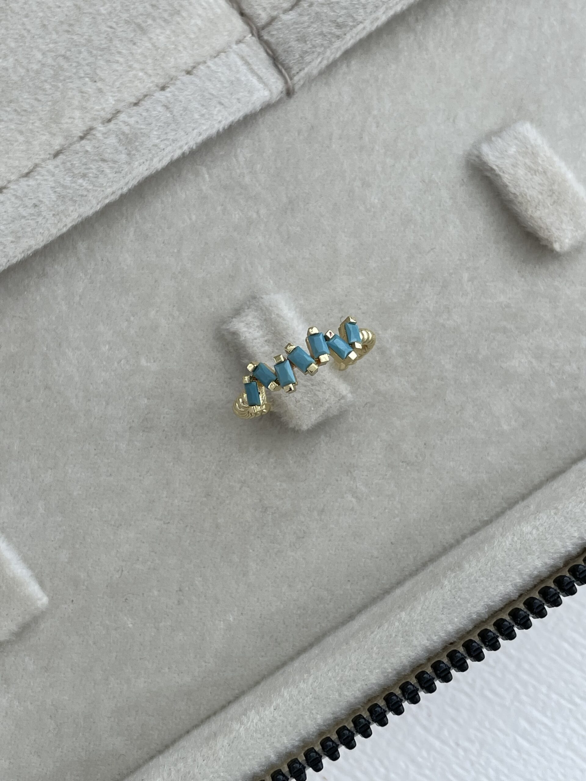 img_5600-3 Özel Seri Mavi Baget Taş Zikzak Gold Ayarlanabilir Yüzük