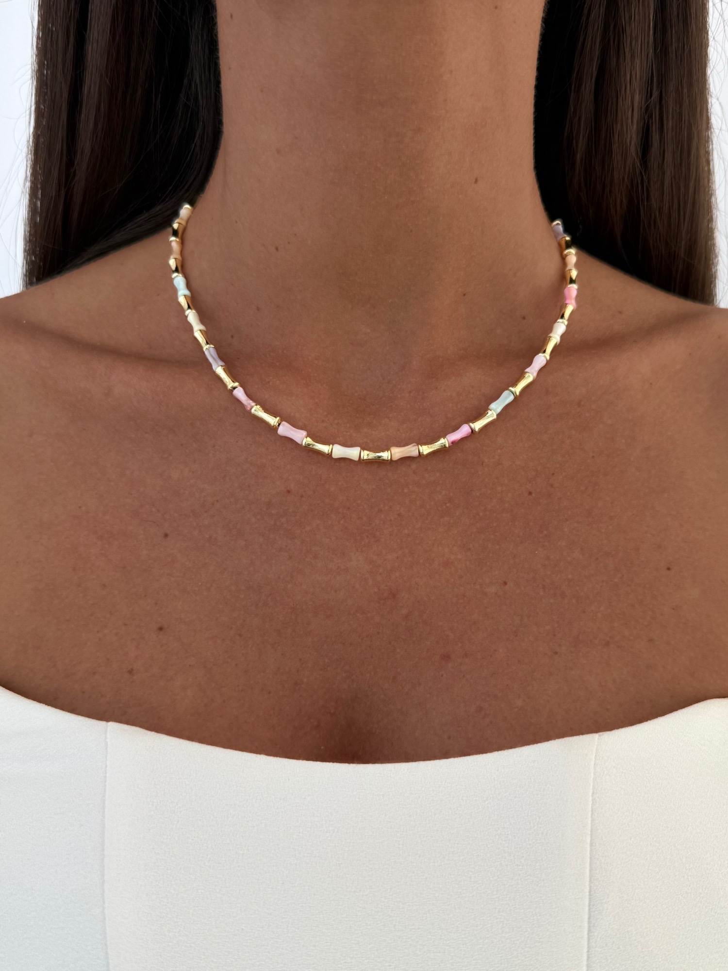 img_9502-2 Özel Seri Soft Renkli – Gold Kemik Tasarım Kolye