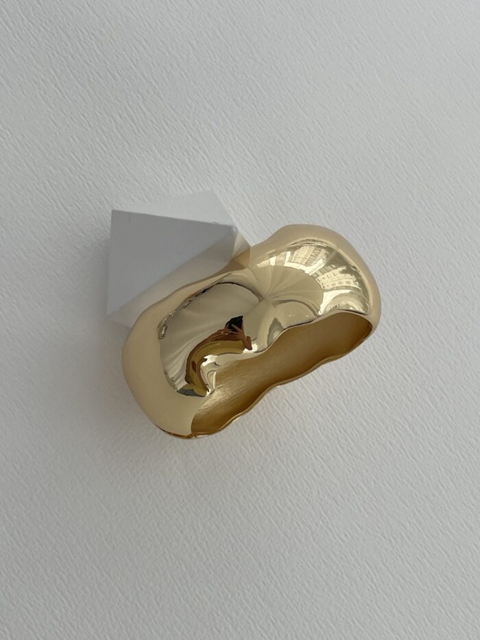 Özel Seri Soyut Tasarım Gold Kelepçe Bileklik