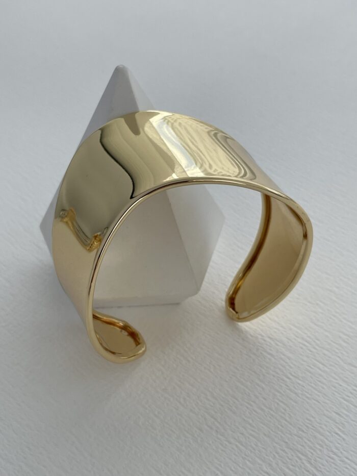 Özel Seri Kıvrım Tasarım Sıkıştırılabilir Gold Bileklik