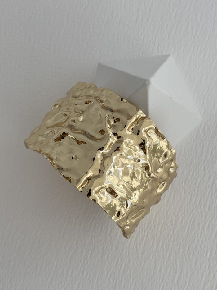 Özel Seri Soyut Tasarım Sıkıştırılabilir Gold Bileklik