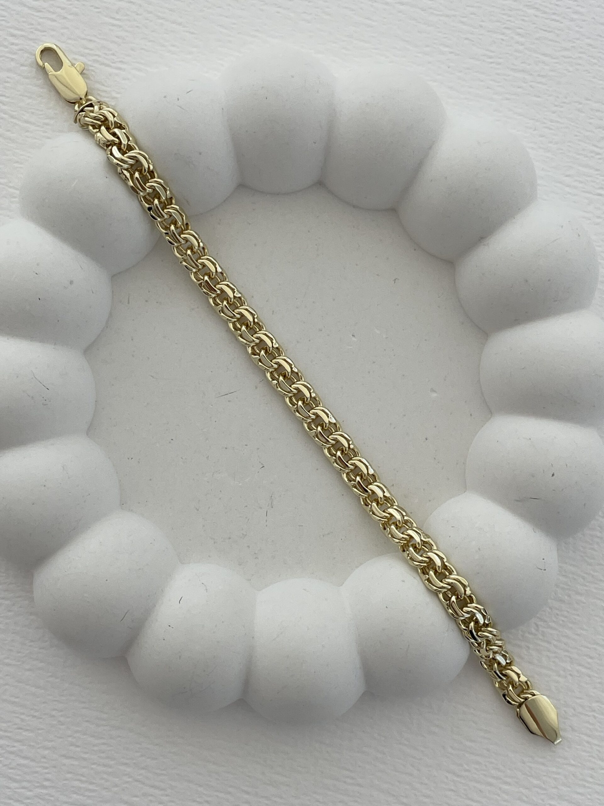 img_1442-2 Özel Seri İç İçe Geçmeli Zincir Tasarım Gold Bileklik