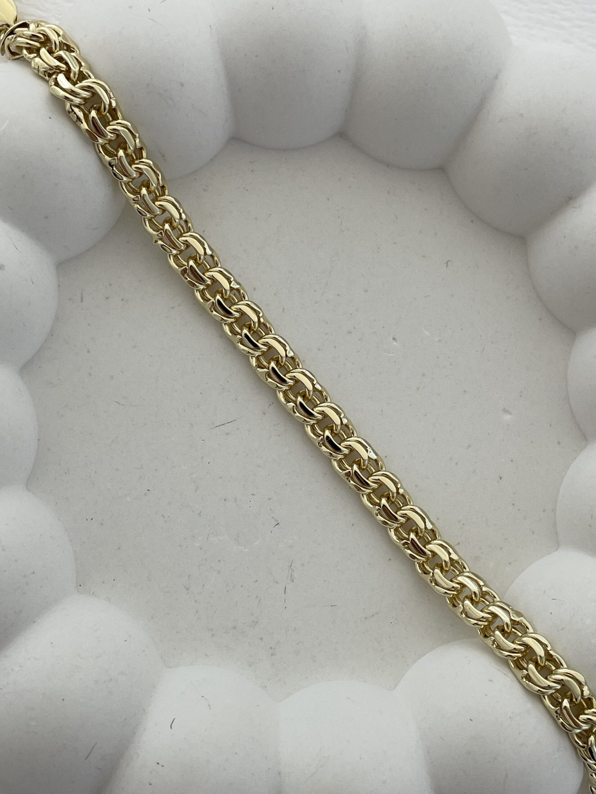 img_1443 Özel Seri İç İçe Geçmeli Zincir Tasarım Gold Bileklik