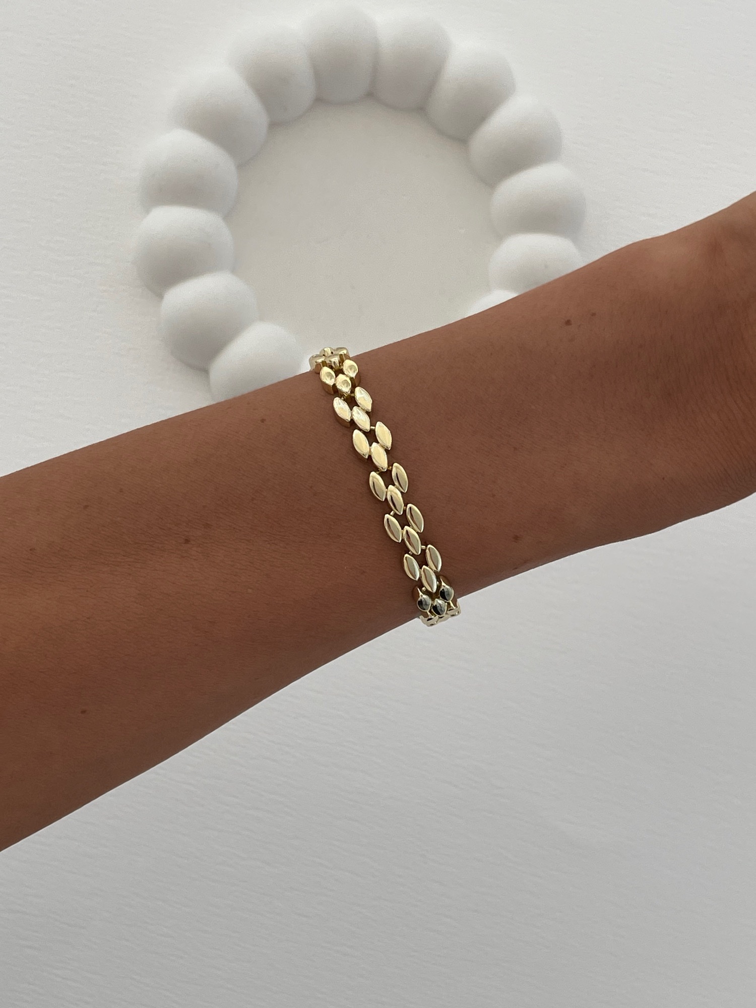 img_1890-4 Özel Seri Üçlü Sıra Oval Tasarım Gold Bileklik