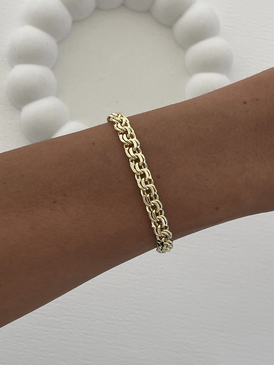 img_1939-1 Özel Seri İç İçe Geçmeli Zincir Tasarım Gold Bileklik