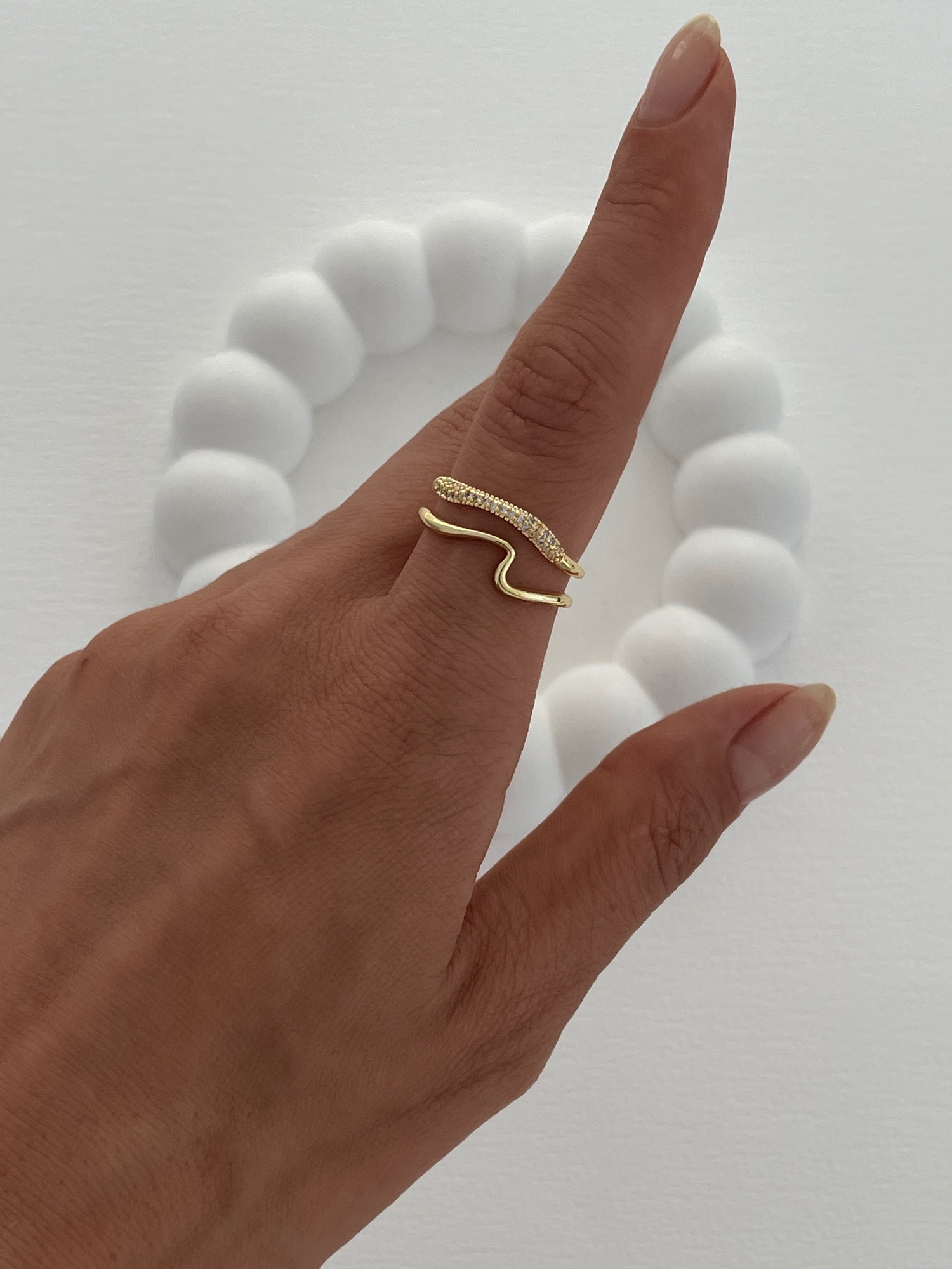 img_3725-3 Özel Seri Zirkon Taşlı İkili Gold Ayarlanabilir Yüzük