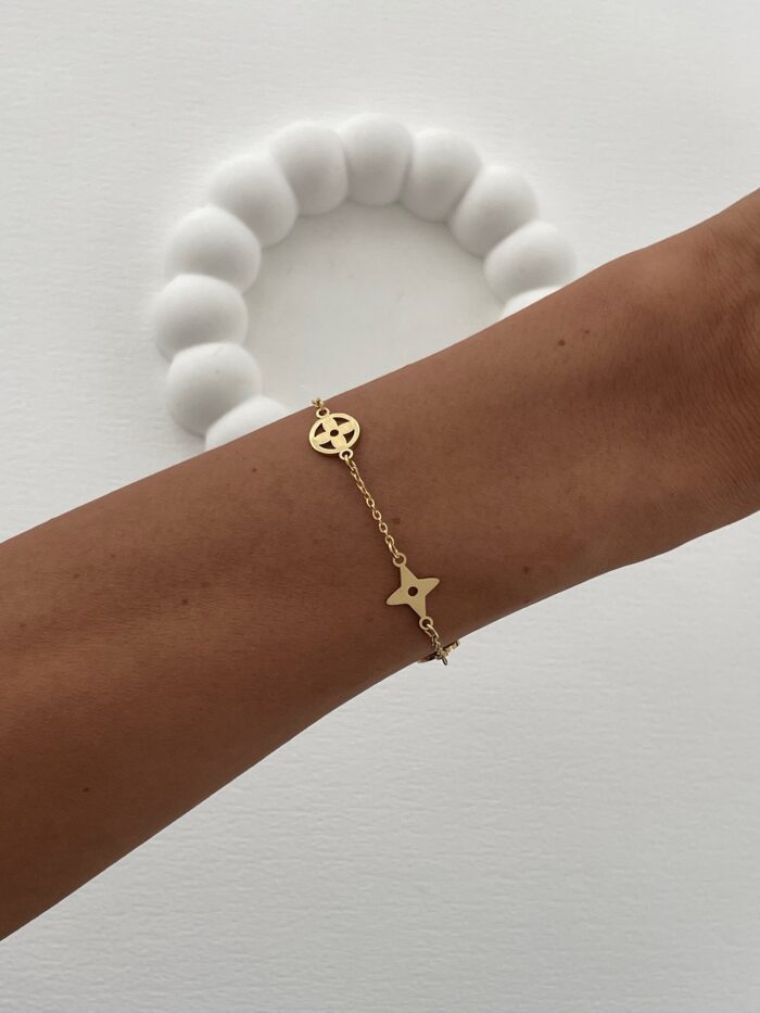 Çelik Marka Model Gold Bileklik
