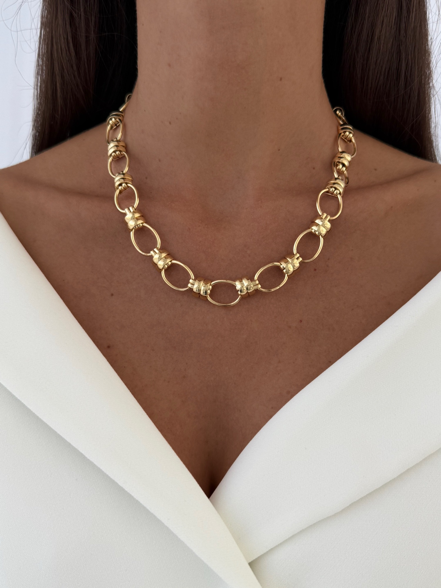 img_9724 Özel Seri Oval Tasarım Zincir Tasarım Gold Kolye