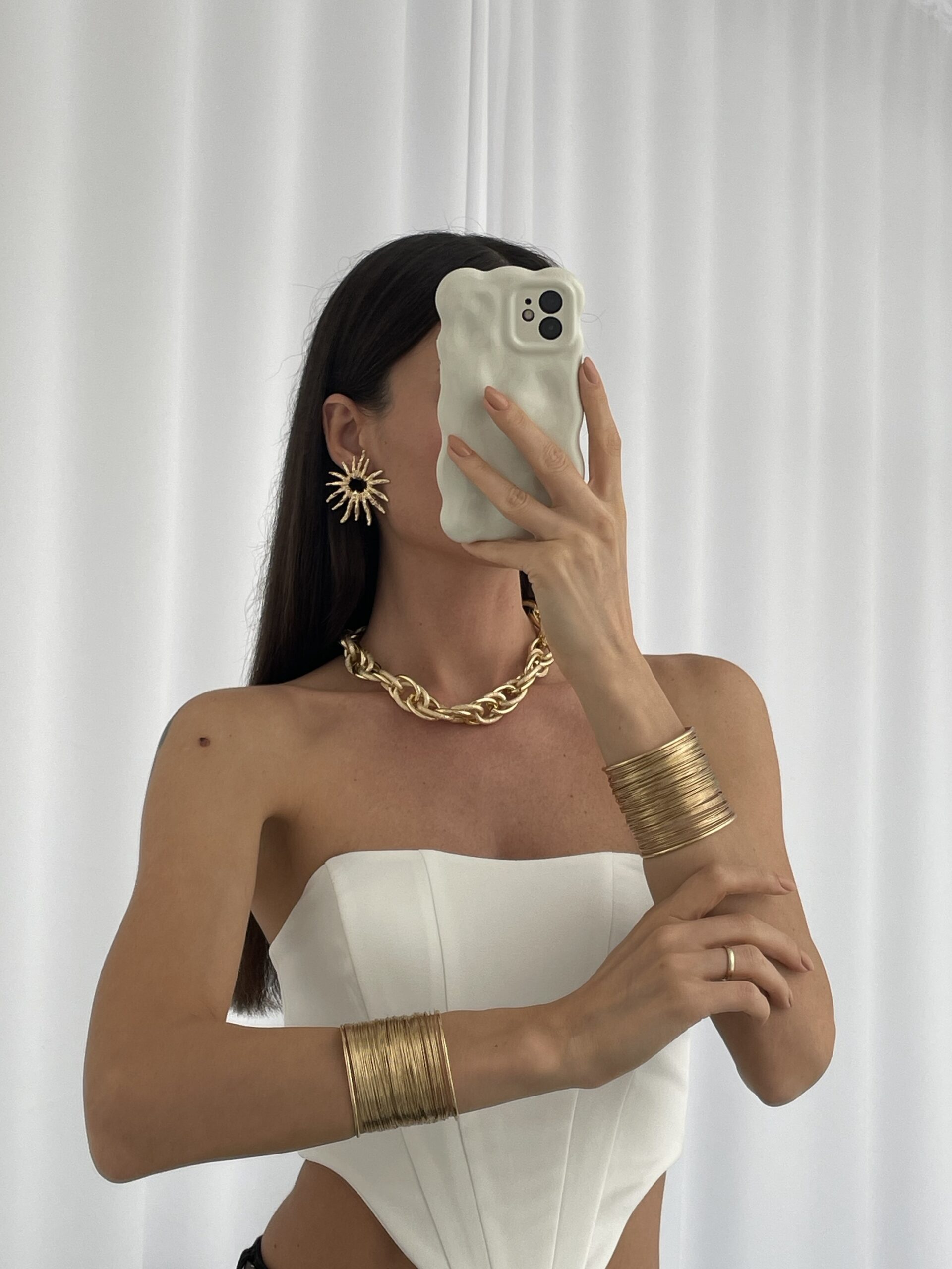 img_5369-5 Özel Seri Tel Tasarım Ayarlanabilir Gold Bileklik