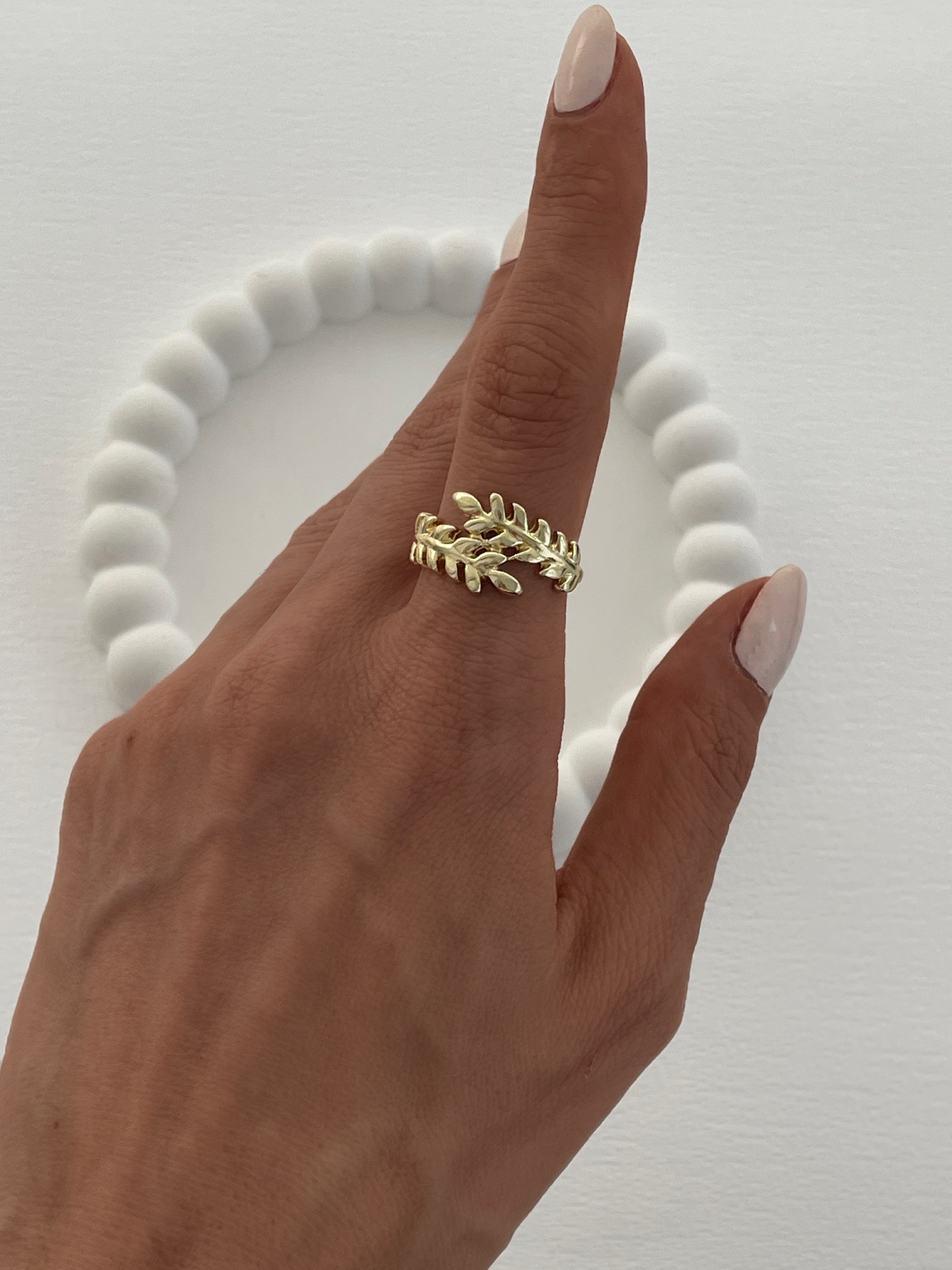 img_2289-4 Özel Seri Yaprak Tasarım Gold Yüzük