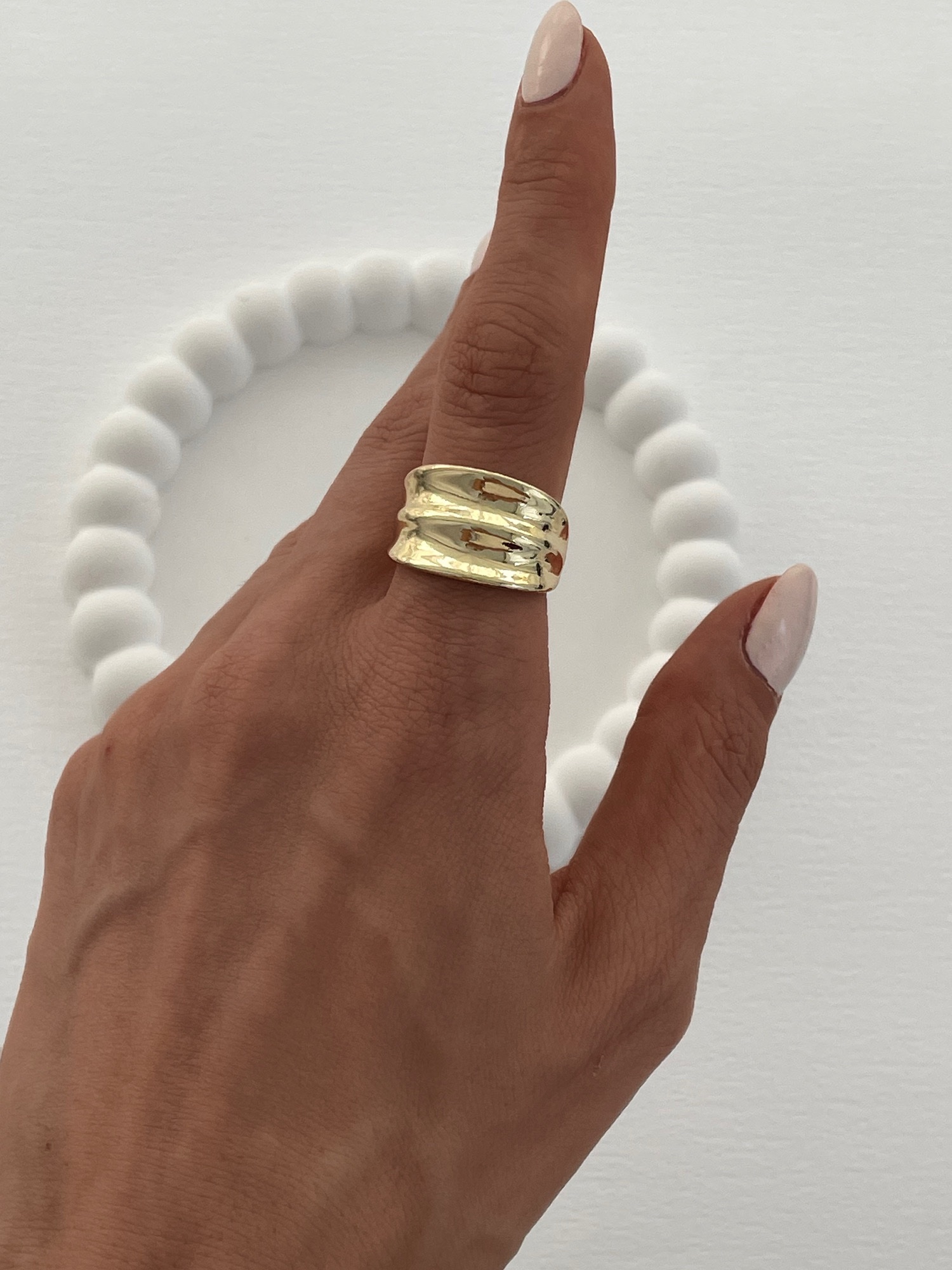 img_2327 Özel Seri Kalın Üçlü Tırtık Model Gold Yüzük