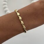 Özel Seri Damla Tasarım Gold Bileklik