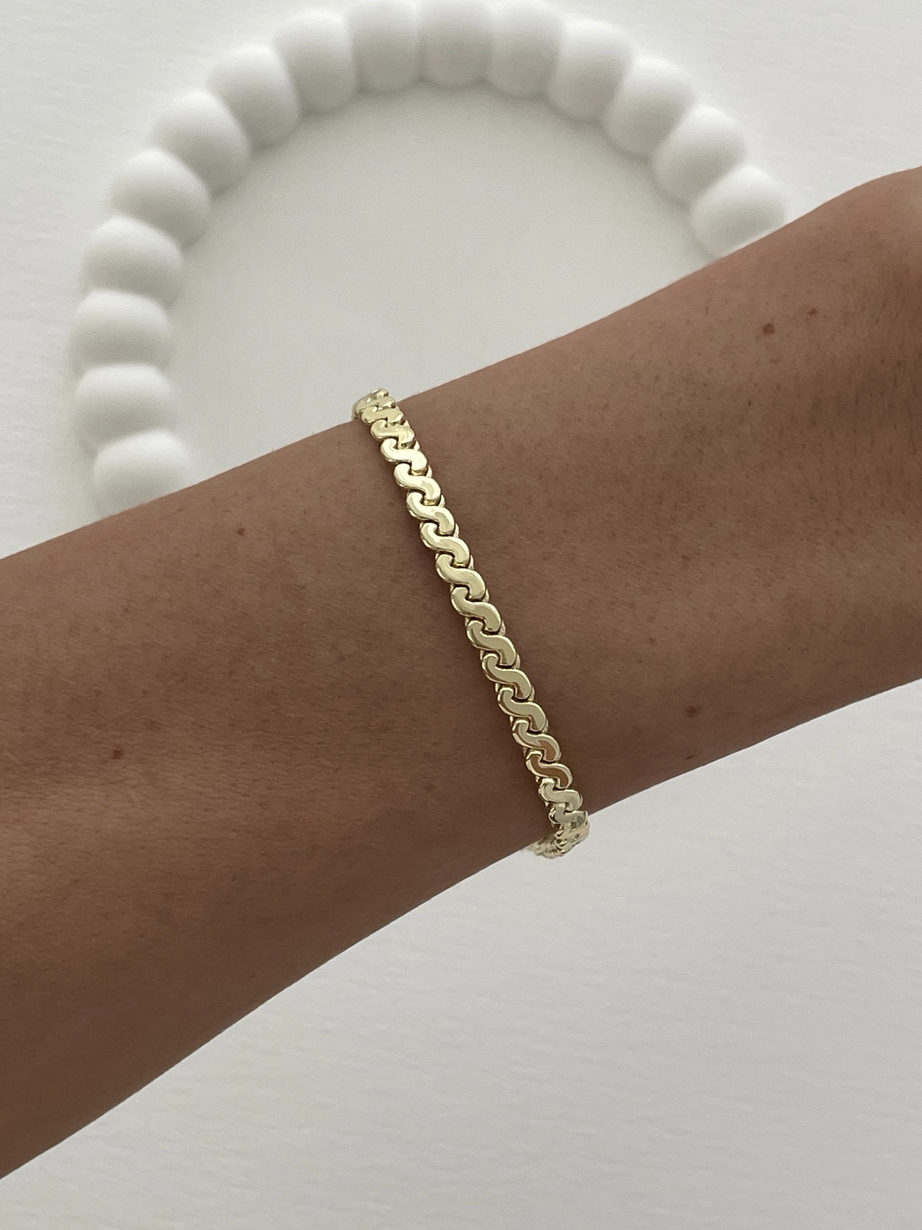 img_3282-3 Özel Seri İnce Ezme Örgü Tasarım Gold Bileklik