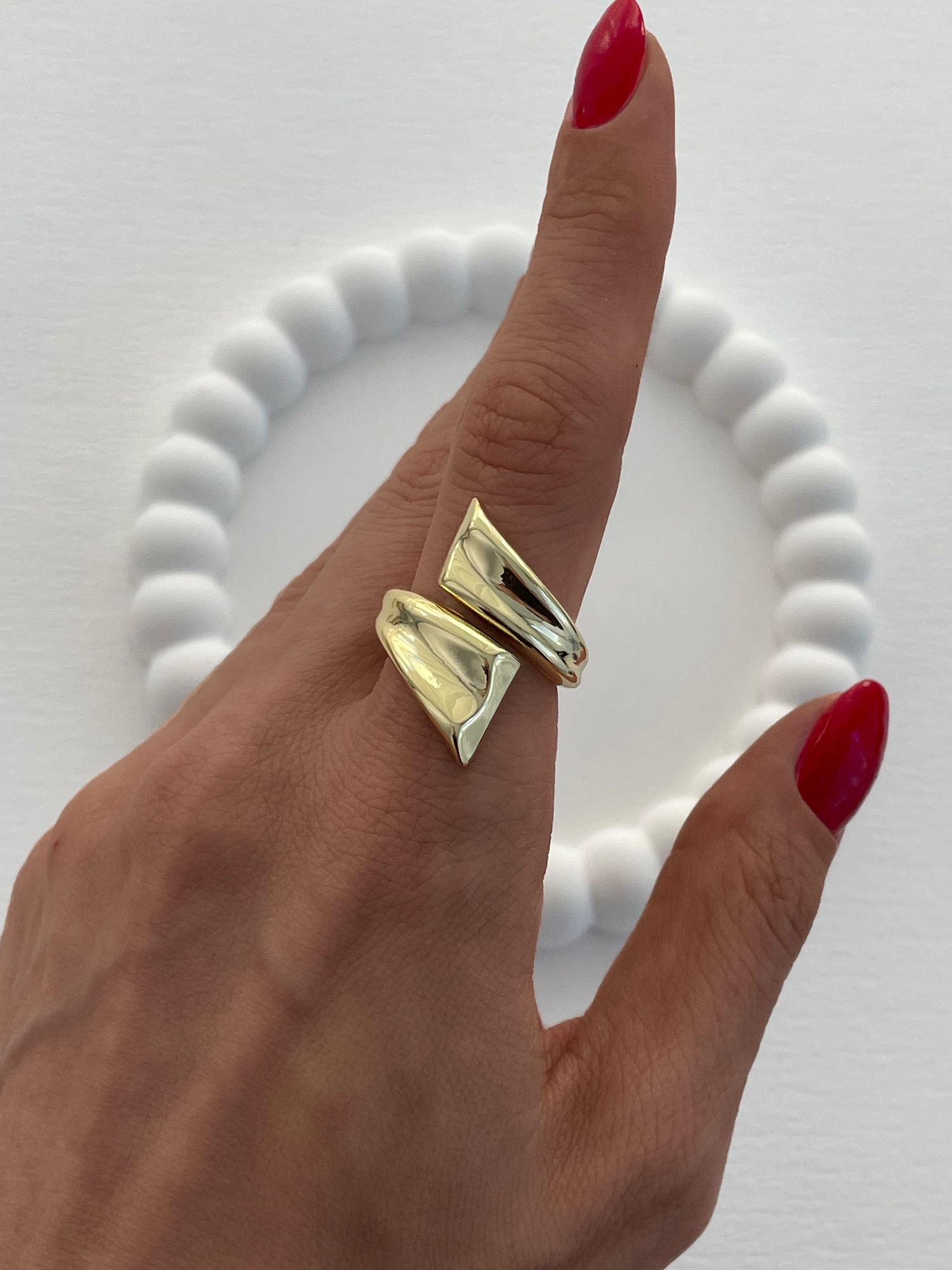 img_6593-5 Özel Seri Çapraz Tasarım Ayarlanabilir Gold Yüzük