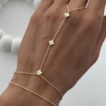 Özel Seri Marka Model Üçlü Yonca Tasarım Gold Şahmeran