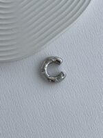 Özel Seri Zirkon Taşlı Kalın Gümüş Earcuff Küpe - Görsel 3