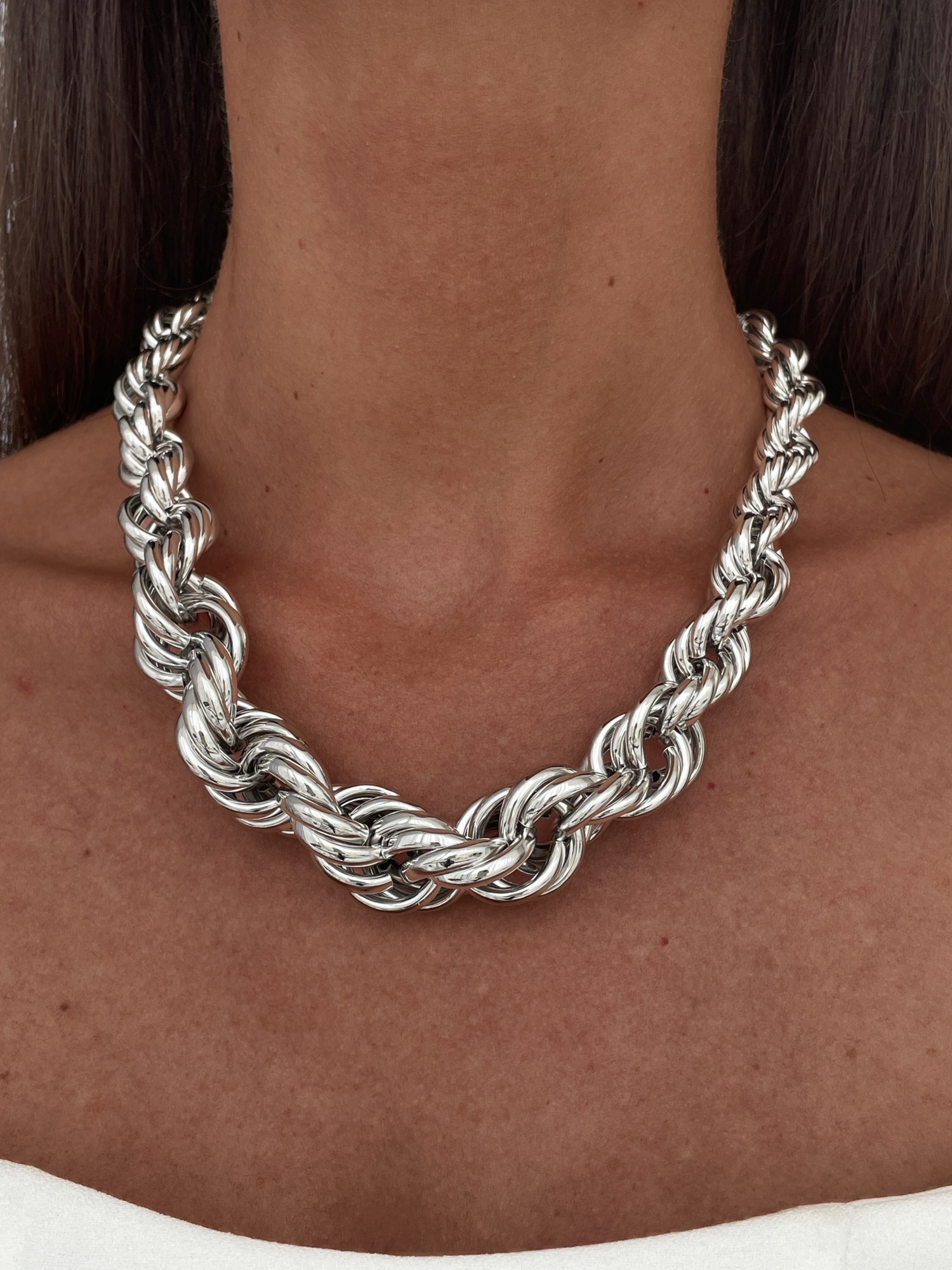 img_5915.jpeg Özel Seri Kalın Burgu Tasarım Gümüş Kolye