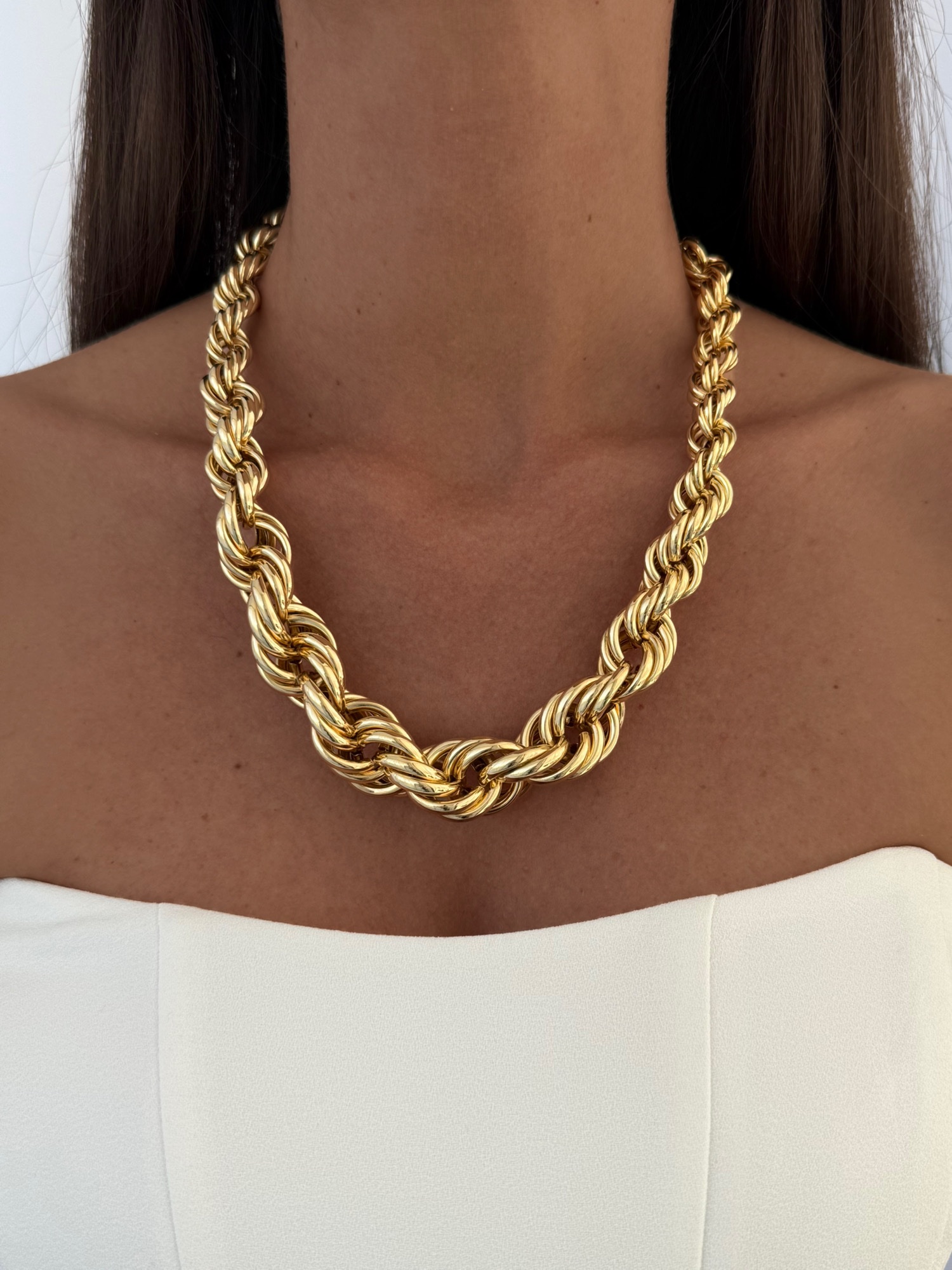 img_7959.jpeg Özel Seri Kalın Burgu Tasarım Gold Kolye