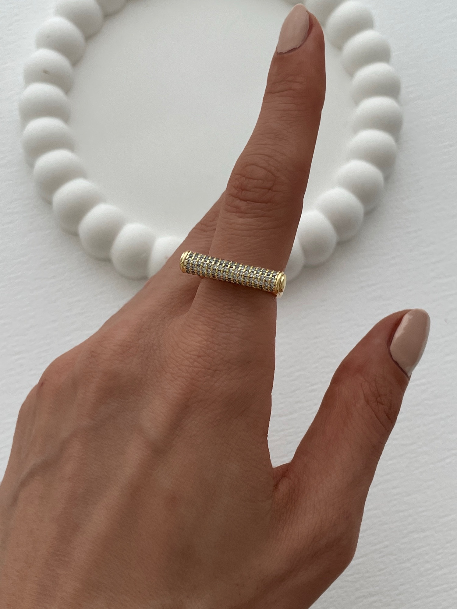 img_5441-5 Özel Seri Çubuk Tasarım Zirkon Taşlı Ayarlanabilir Gold Yüzük